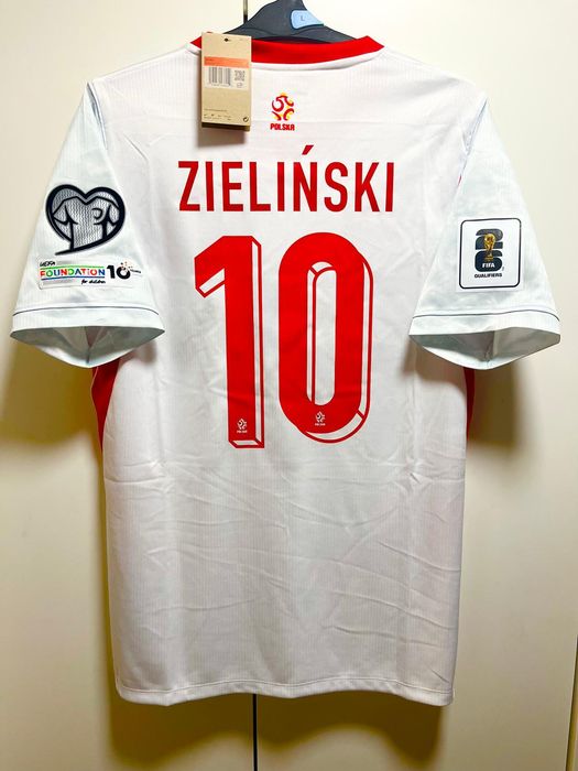 Koszulka Polska Zieliński #10 Reprezentacja Biała 2026