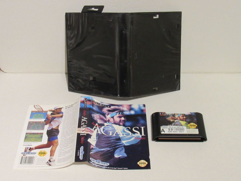 Jogo Sega Mega Drive Genesis Andre Agassi Tennis