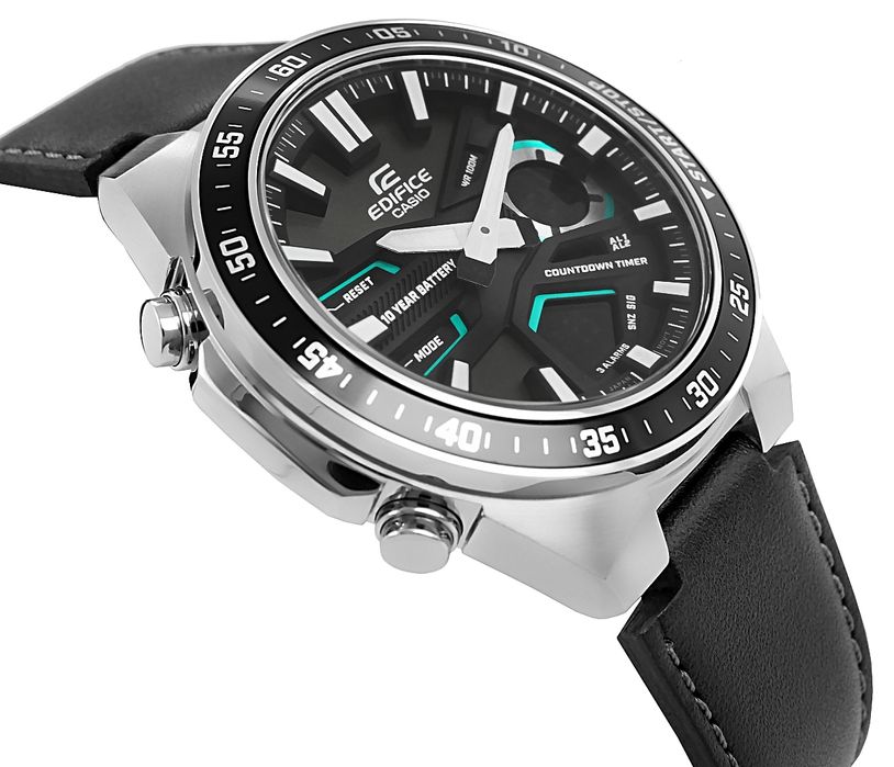 zegarek męski casio edifice efv-c110l-1avef + box