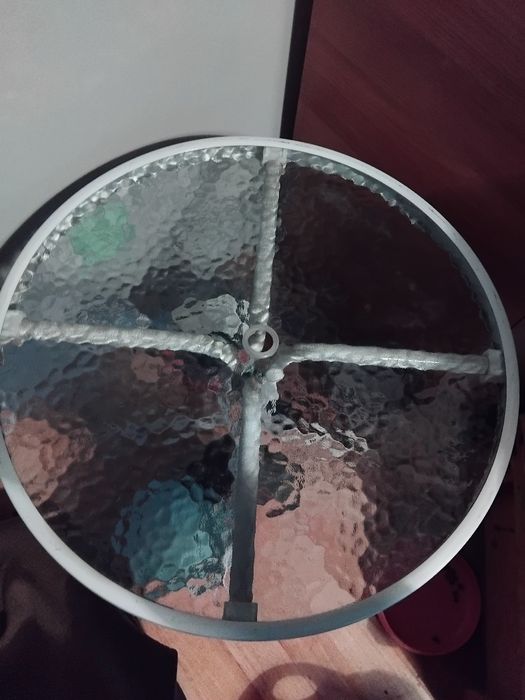 Stolik szklany 50 cm średnica