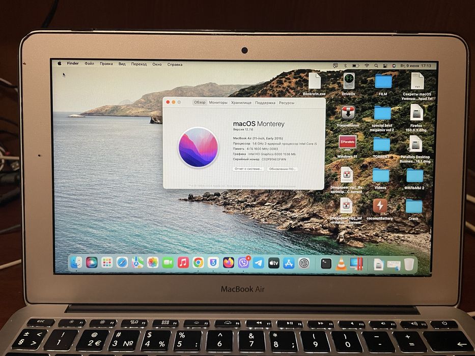 MacBook Air A 1465 11 mid 2013-2015 ( по запчастям )