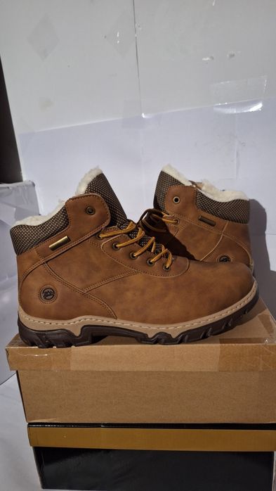 Buty męskie zimowe brązowe rozmiar 44
