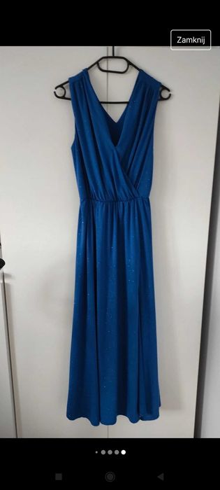 Piękna sukienka balowa imprezowa L andrzejki sylwester