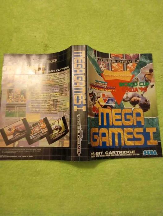 Capa Mega games 1 original Sega Megadrive