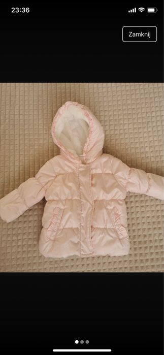 Ciepla kurtka zimowa r.62