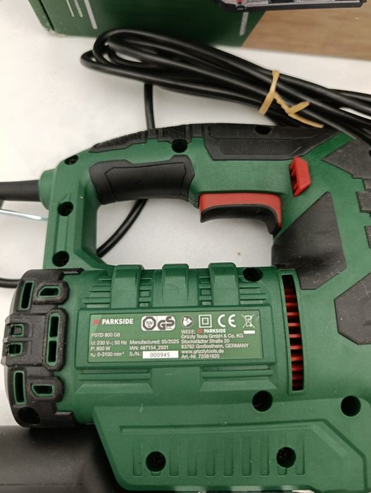 Маятниковий електролобзик Parkside PSTD 800 G6, лобзик парксайд мереже