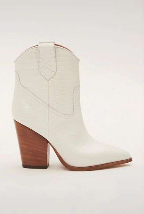 Texanas couro genuíno Twinset