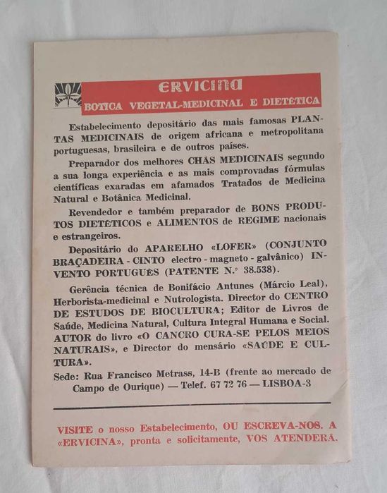 Livro 'Saúde para Todos pelos Meios Naturais'