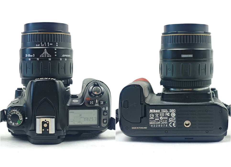 Дзеркальний фотоапарат Nikon D80 28-90mm 2Gb ["Викрутка" / CCD матриця]