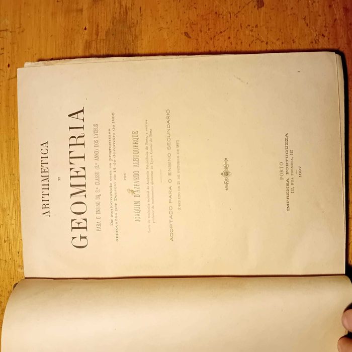 Arithmetica E Geometria, Azevedo Albuquerque, 1897