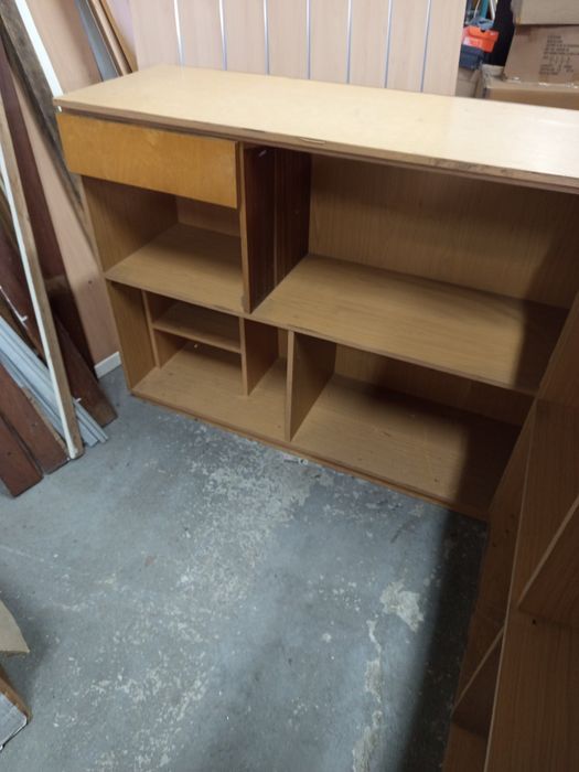 Balcão em L madeira