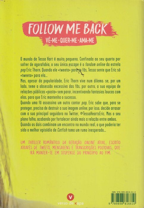 Follow Me Back - Vê-me, Quer-me, Ama-me