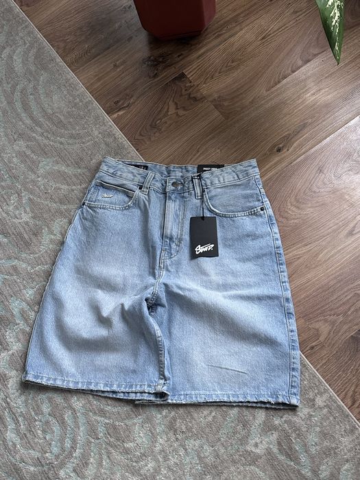 Bershka baggy jorts | широкі джинсові шорти бершка