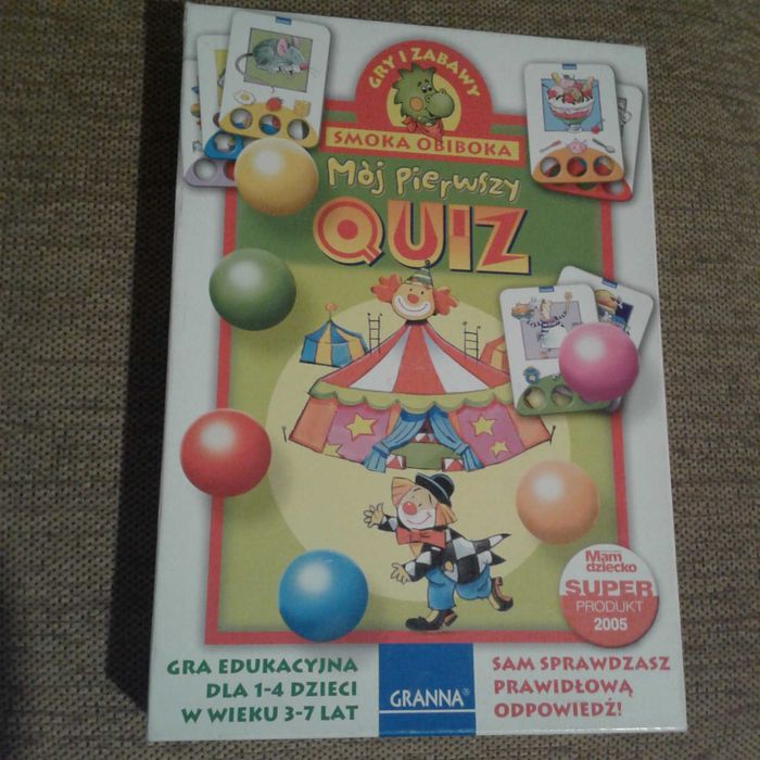 Mój pierwszy Quiz Gry i zabawy smoka obiboka