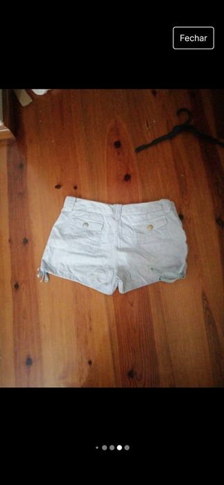 Calções riscas Massimo Dutti 13 /14 anos