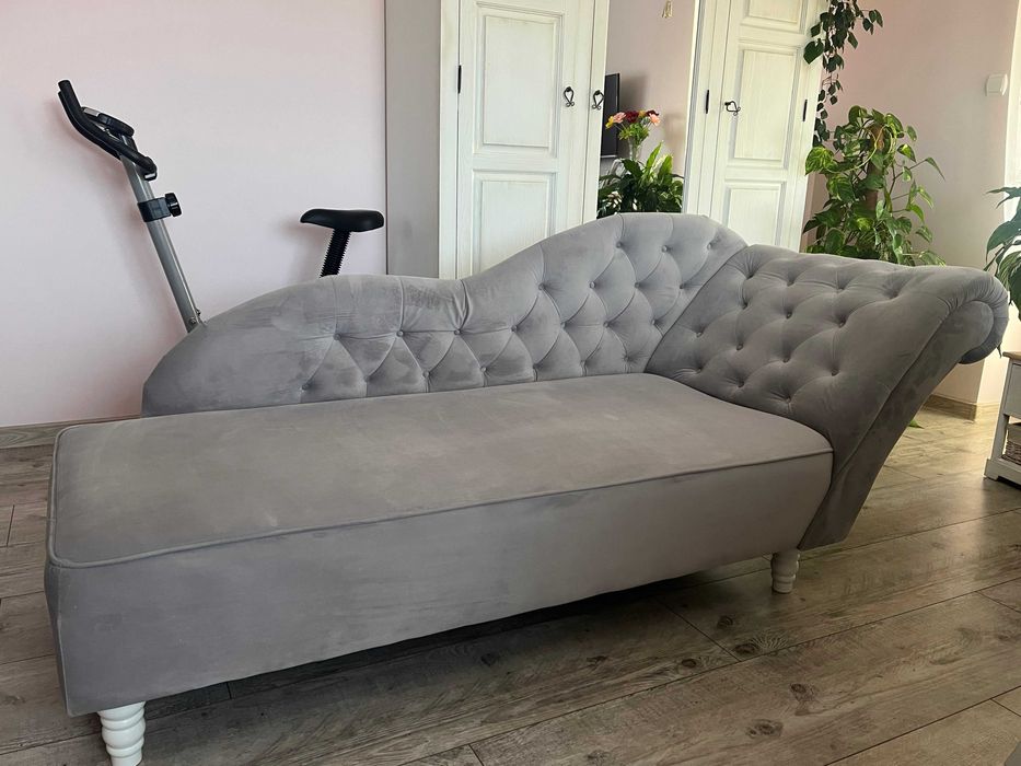 Szezlong Leżanka plus pufa