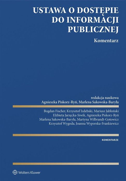 Ustawa O Dostępie Do Informacji Publicznej  Praca Zbiorowa
