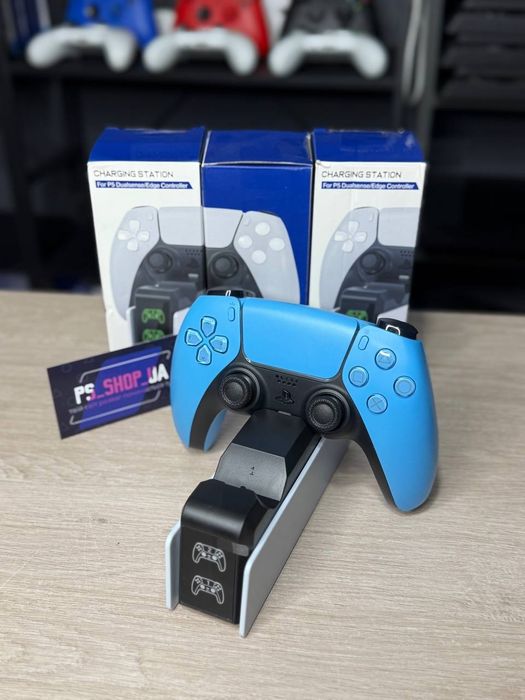 Зарядна станція ps5 для 2х геймпдів DualSense 1|1