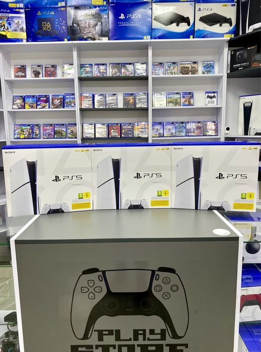 Sony PlayStation 5 Slim (Blu-ray Edition) 1 TB - нова від магазину !