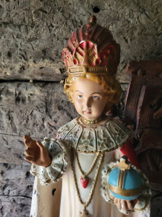 Duża figura 64 cm Praskie Dzieciątko Jezus