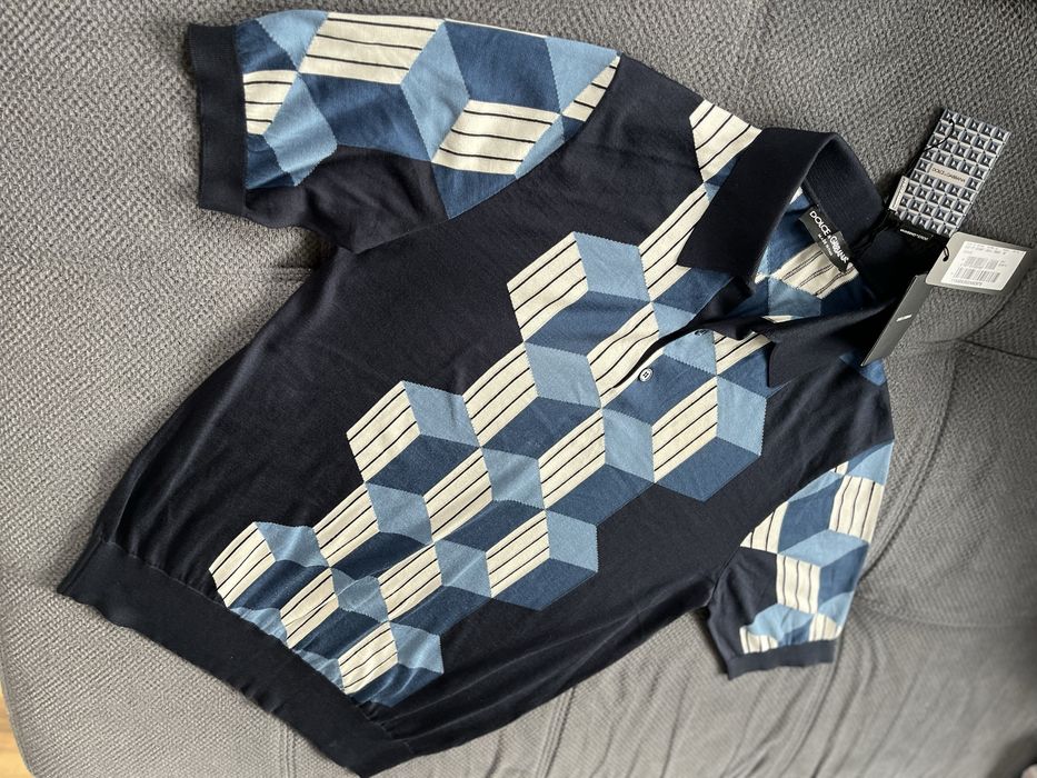 Jedwabne polo Dolce& Gabbana r. L