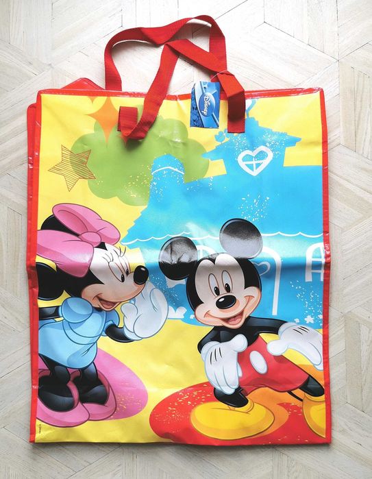Duża torba prezentowa Disney z Myszką Mickey – Nowa, na zamek