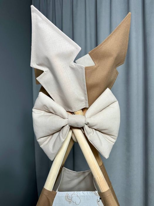 Вігвам намет Кумедні ведмежата  Бонбон з кошиком для іграшок будиночок