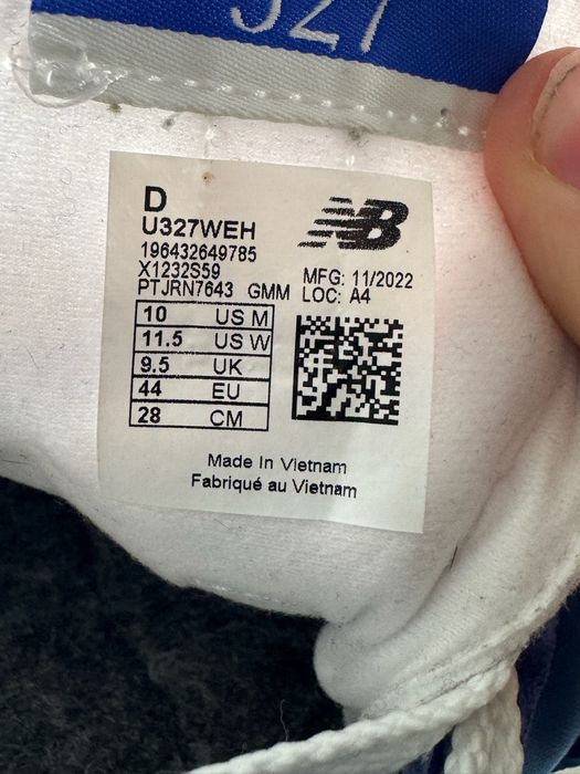 Кросівки New Balance 327 44 розмір Е11772