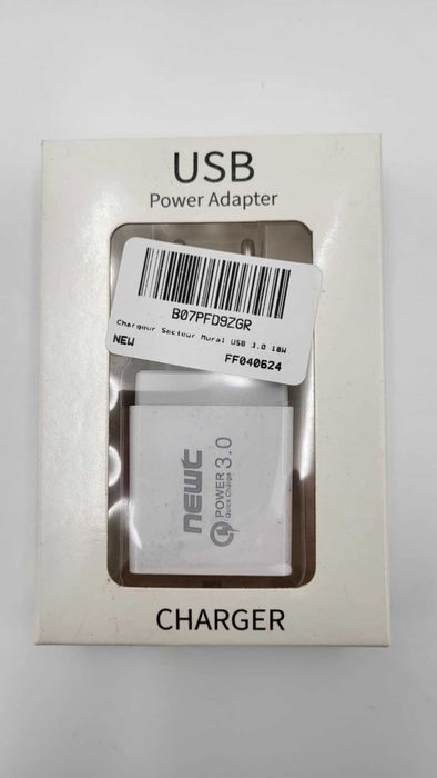 Szybka ładowarka sieciowa NEWC 18W USB 3.0 QC 3.0