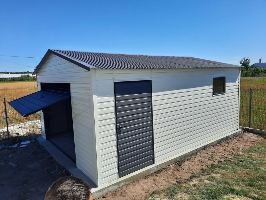 Garaż Blaszany - Wiatka - Magazyn na Narzędzia - Schowek - ESSTAL*