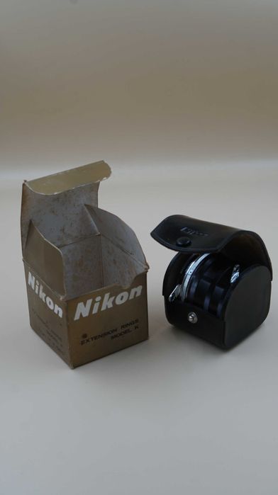 Zestaw pierścieni Nikon model k do makrofotografii