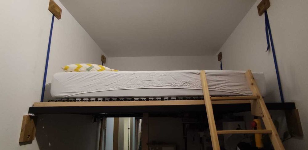 Antresola podnoszona elektrycznie do domu lub mieszkania 180x200cm