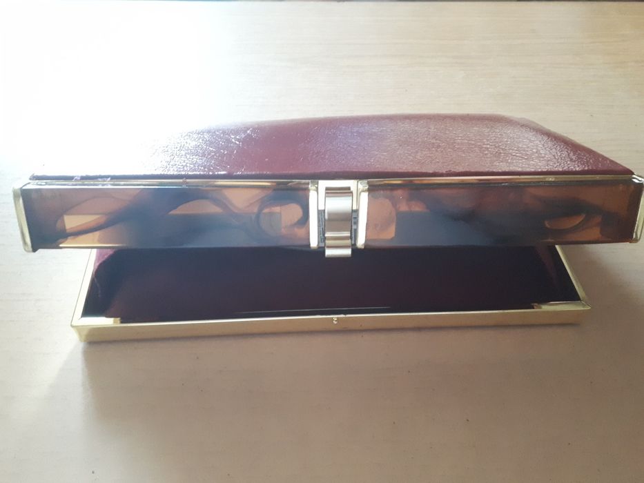 WYPRZEDAŻ! Torebka retro PRL bordowa piękna