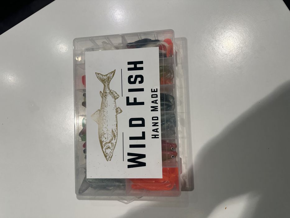 Zestaw 45 przynęt typu ripper hand made od WILD FISH