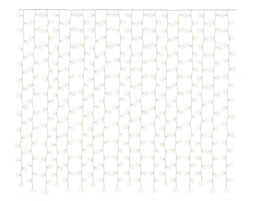 Kurtyna  zewnętrzna  304 LED Z PILOTEM