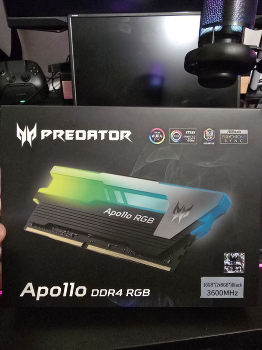 Predator Apollo DDR4 RGB 16GB 3600MHz (kit 2x8GB)