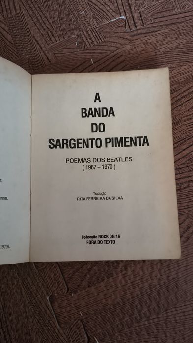 A Banda do Sargento Pimenta (Beatles Poemas 1967 - 1970)
