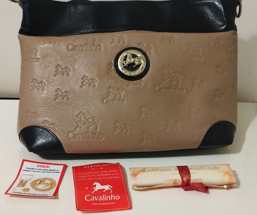 Conjunto cavalinho mala carteira e porta telemóvel