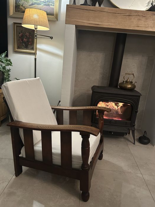 Fotel vintage regulowane oparcie
