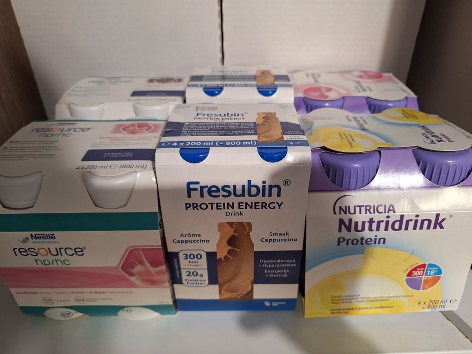 Nutridrink, fresubin,nestle 24 szt x 200 ml