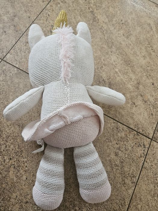 Jednorożec maskotka przytulanka grzechotka - dzwoneczek