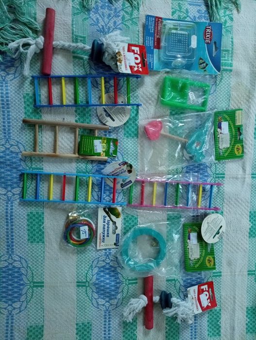 Клітка переноска для папуги птахів попугай+ іграшки нові