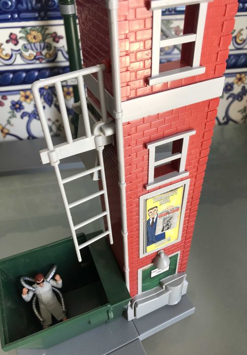super herois cidade Spider Man Homem Aranha brinquedos bonecos figuras