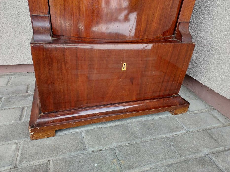 Stary słupek cylindryczny szafka biedermeier XIXw antyk F050