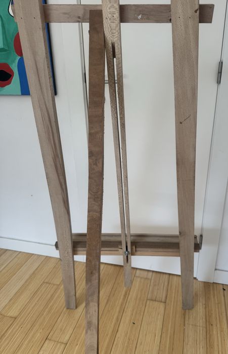 Cavalete de madeira para pintura/exposição – como novo – 3 disponíveis