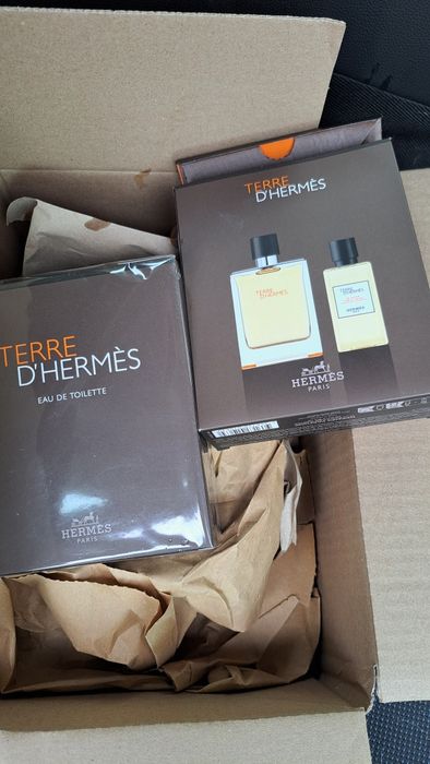 Hermes Terre  d'hermes EDT 100ml + 80ml żel