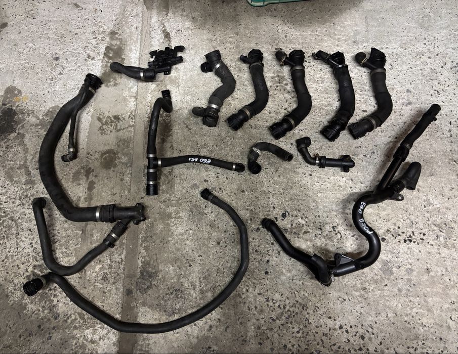 Węże rury magistrala układ chłodniczy BMW 3.0d 2.5d M57N M57N2