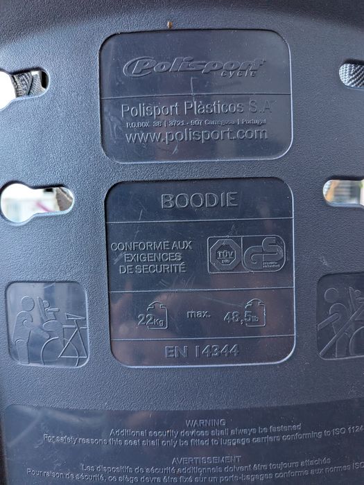 Cadeira criança bicicleta