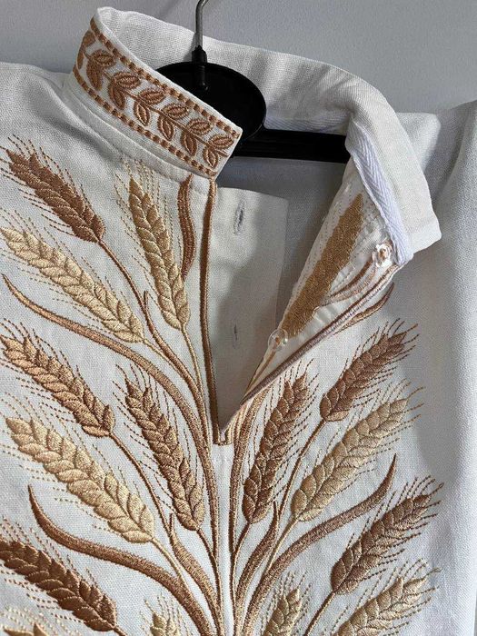 Вишиванка для хлопчика з довгим рукавом святкова сорочка для школи