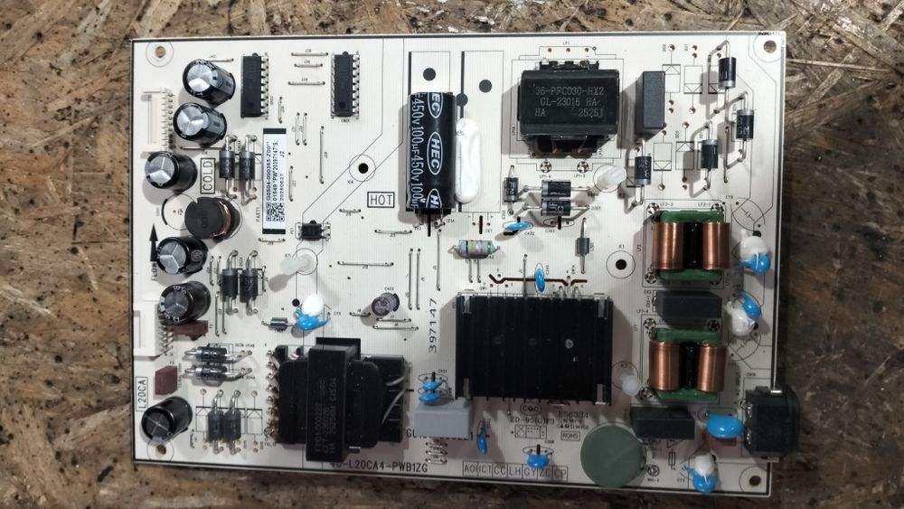 Fonte de alimentação TCL 75v6c